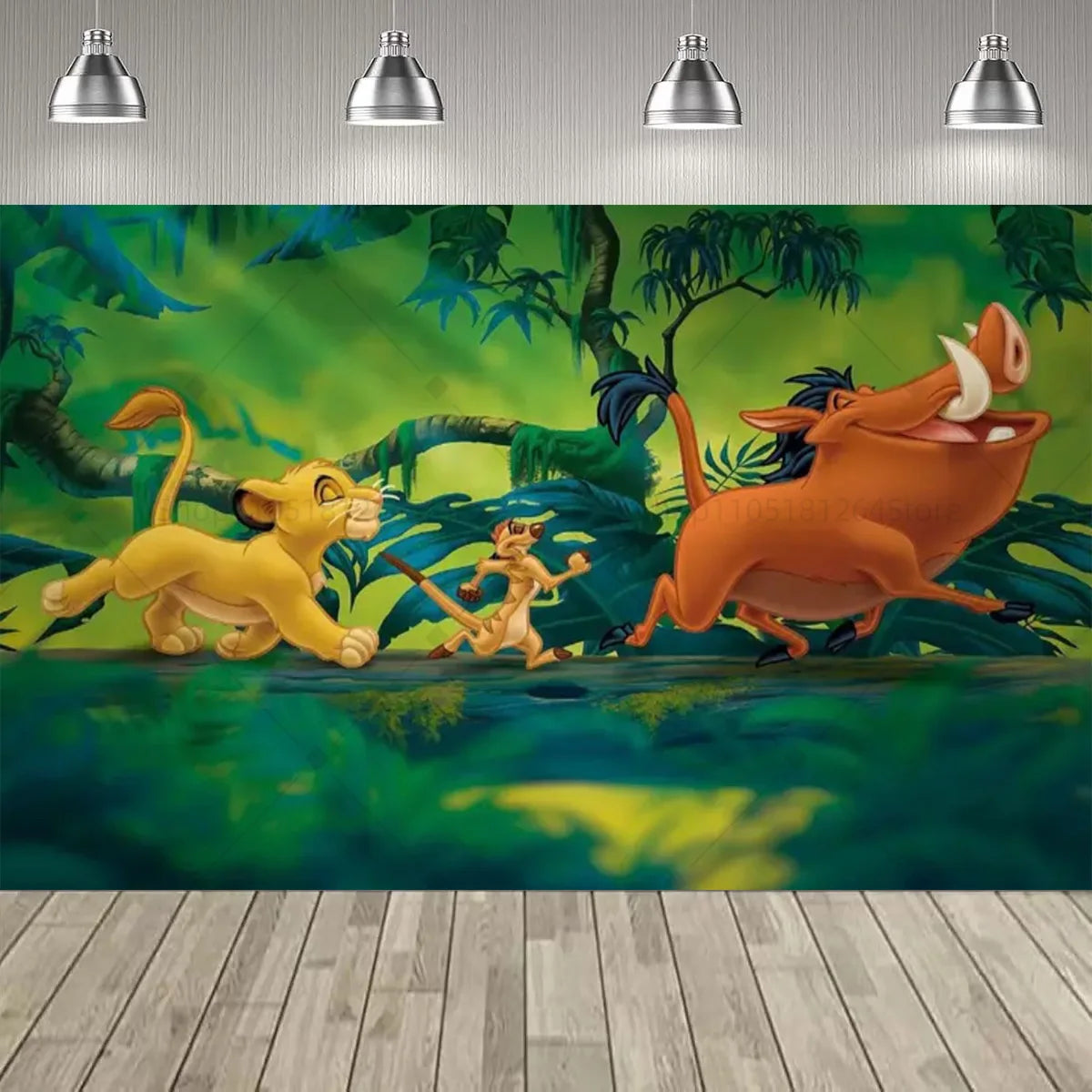 Disney Lion king Simba Party Decoration Backdrop Lion king Jungle Animals Birthday Party Supplies Decor Banner Baby Baptism Gift