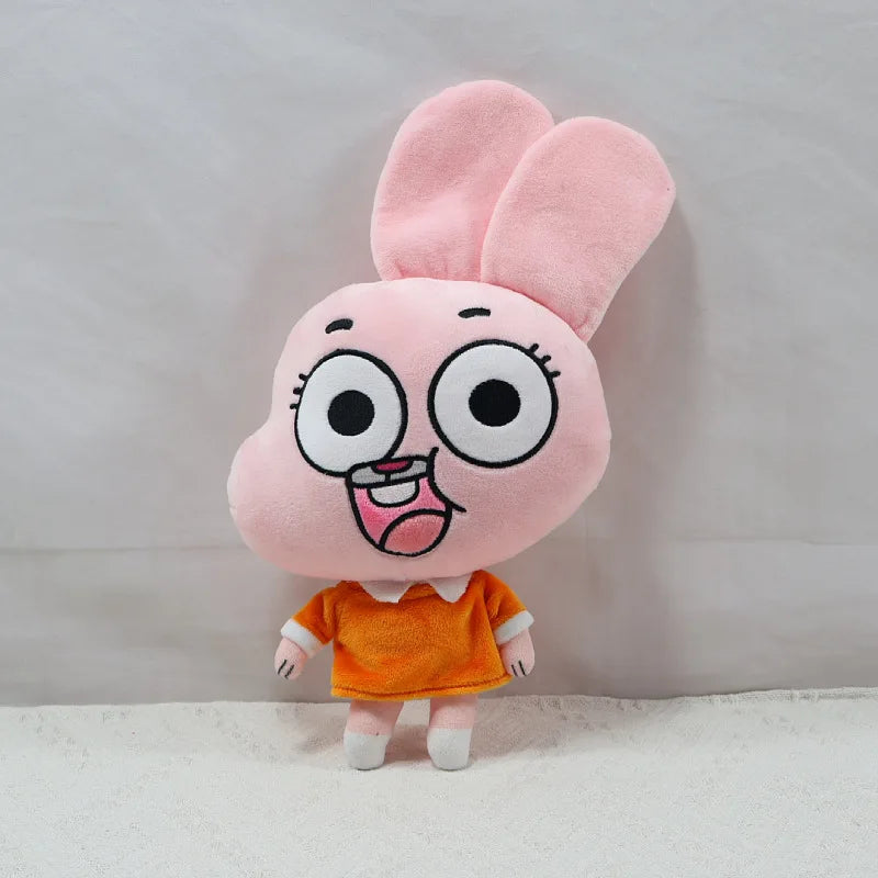 Anime The Amazing World Of Gumbal Plush Toys Kawaii Cat Rabbit Gumball Nicole Anais Sleep Companion Decoration Toy Gift For Fans