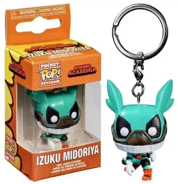 Funko POP Keychain My Hero Academia Himiko Toga Kurogiri Twice Hatsume Shigaraki Deku Bakugo Togata Dabi Midoriya Jiro Toys