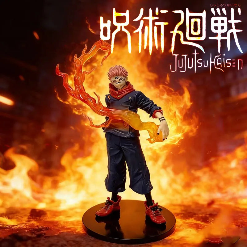 21cm Anime  Doll Jujutsu Kaisen Figure Itadori Yuji Action Figure Model PVC Toy Peripherals Collection Desktop Accessories Gift