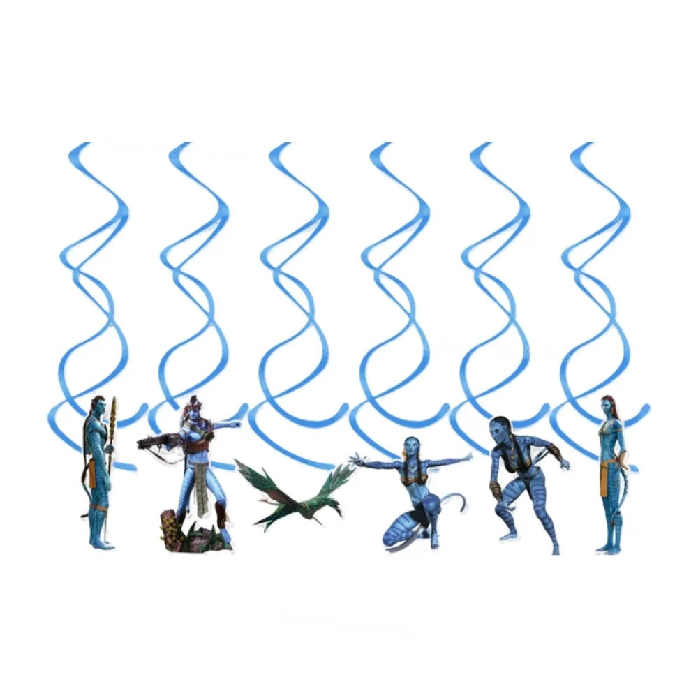 Avatar 3 Balloon Birthday Party Decoration Tableware Cup Plate Tablecloth Banner Background Gift Bag Baby Shower Supplies Gift