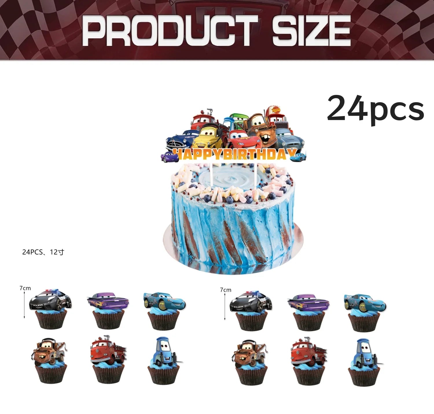 Disney Pixar Cars Birthday Supply Lightning McQueen Tableware Tablecloth Plate Cup Gift Bag Baby Shower disney cars party favors