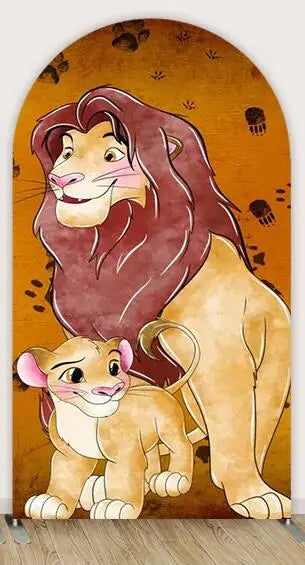 Disney Lion King Arch Covers Birthday Decorations Hakuna Matata theme Arch Wall Backdrop Banner Simba Baby Shower Background