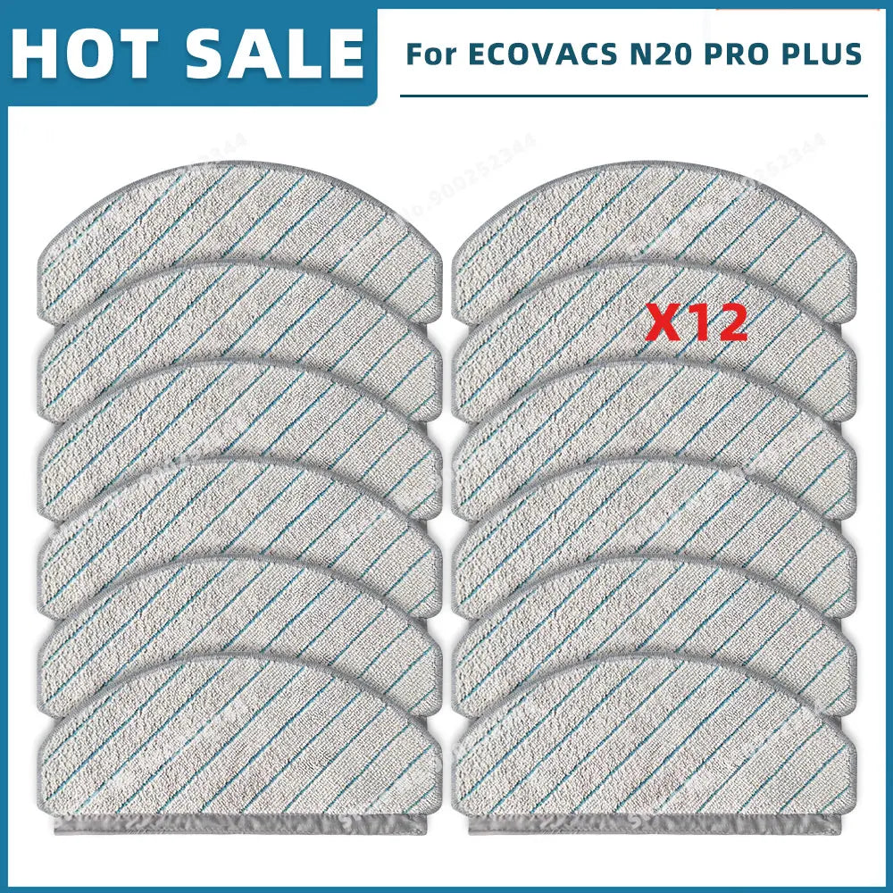 Compatible For ECOVACS DEBOT N20 / N20 PLUS / N20 PRO PLUS Spare Parts Accessories Main Side Brush Hepa Filter Mop Cloth