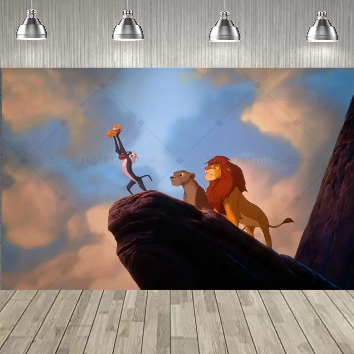 Disney Lion king Simba Party Decoration Backdrop Lion king Jungle Animals Birthday Party Supplies Decor Banner Baby Baptism Gift