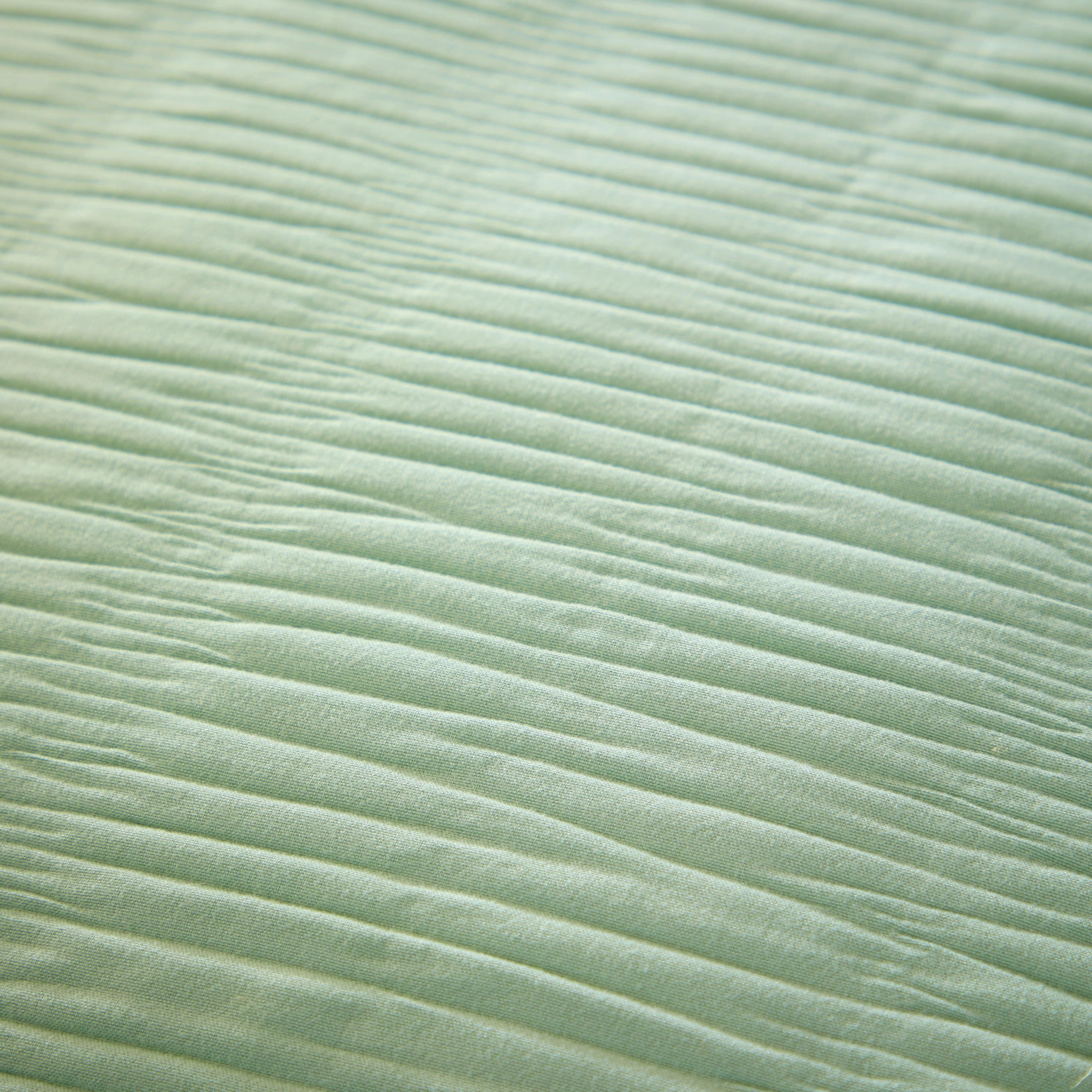 Belgravia Sage Green Microfibre Duvet Cover Set with Pillowcases Soft Easy Care Modern Quilt Bedding Bed Linen Set by OLIVIA ROCCO